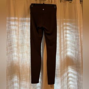 Black Lululemon Wunder Train Leggings